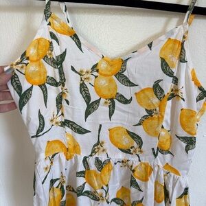 H&M lemon print sundress
